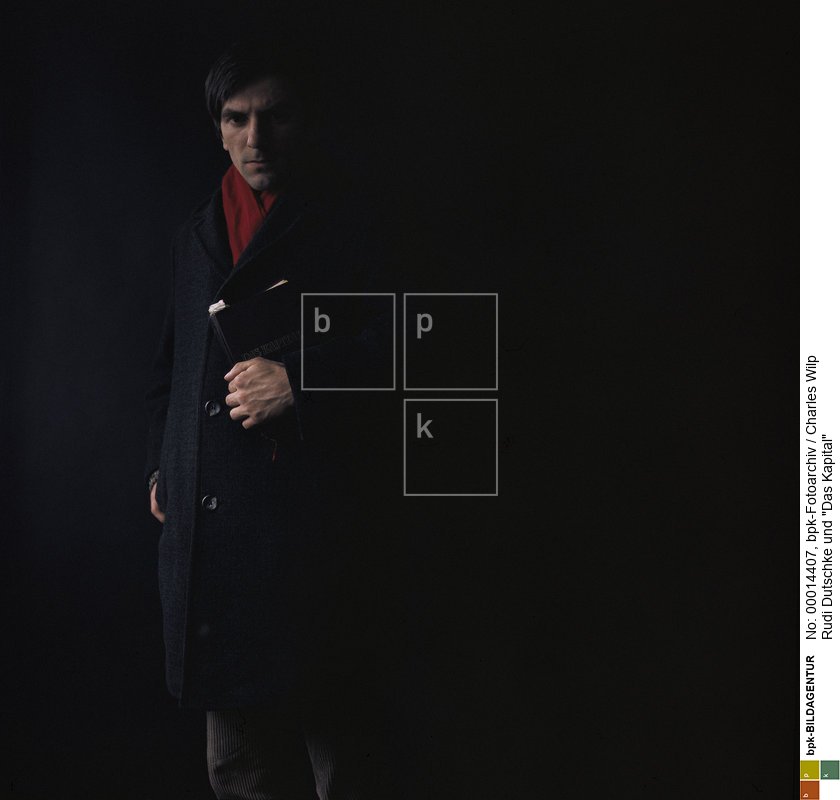 Rudi Dutschke [1940 - 1979], Deutscher Politiker der außerparlamentarischen Opposition (APO)<BR>Aufnahmedatum: 1968<BR>Systematik: <BR>Personen / Politiker / Deutschland / Dutschke / Porträts