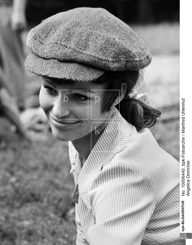 Angelika Domröse [1941 -], Deutsche Schauspielerin und Regisseurin<BR>Aufnahmedatum: Juni 1968<BR>Systematik: <BR>Personen / Schauspielerinnen / Domröse / Porträts