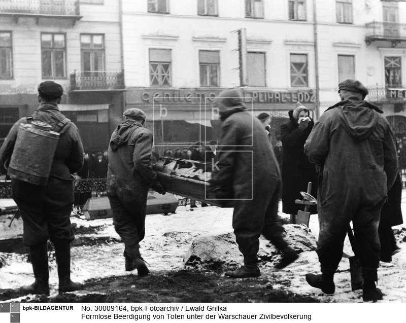 Aufnahmedatum: Dezember 1939<BR>Material/Technik: Foto / Fotografie<BR>Aufnahmeort: Warschau<BR>
