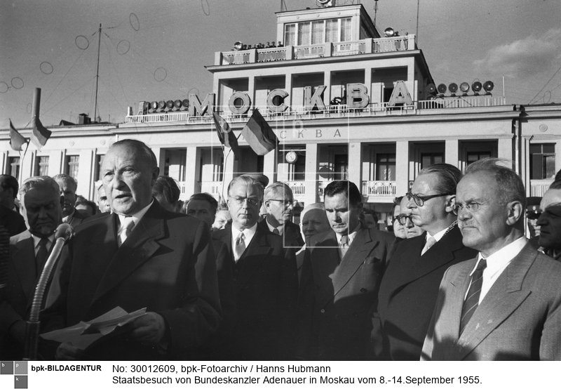 Hanns Hubmann, Adenauer in Moskau 1955