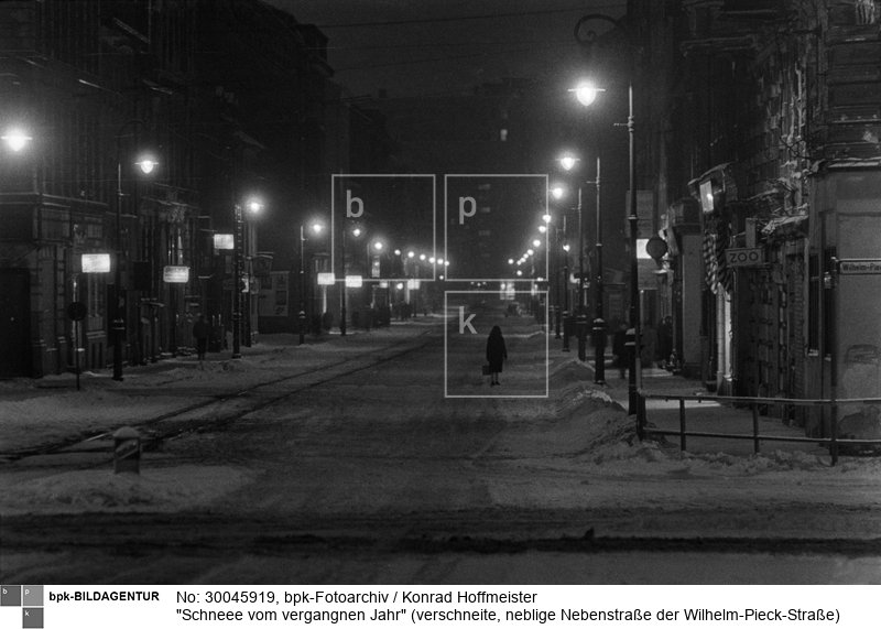 Aufnahmedatum: 1957/1958<BR>Material/Technik: Fotografie<BR>Aufnahmeort: Berlin (Ost) DDR Deutschland<BR>