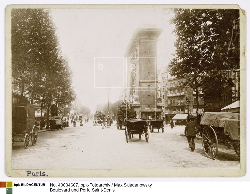 Aufnahmedatum: 25. Juni 1903<BR>Material/Technik: Foto / Albumin<BR>Aufnahmeort: Paris<BR>