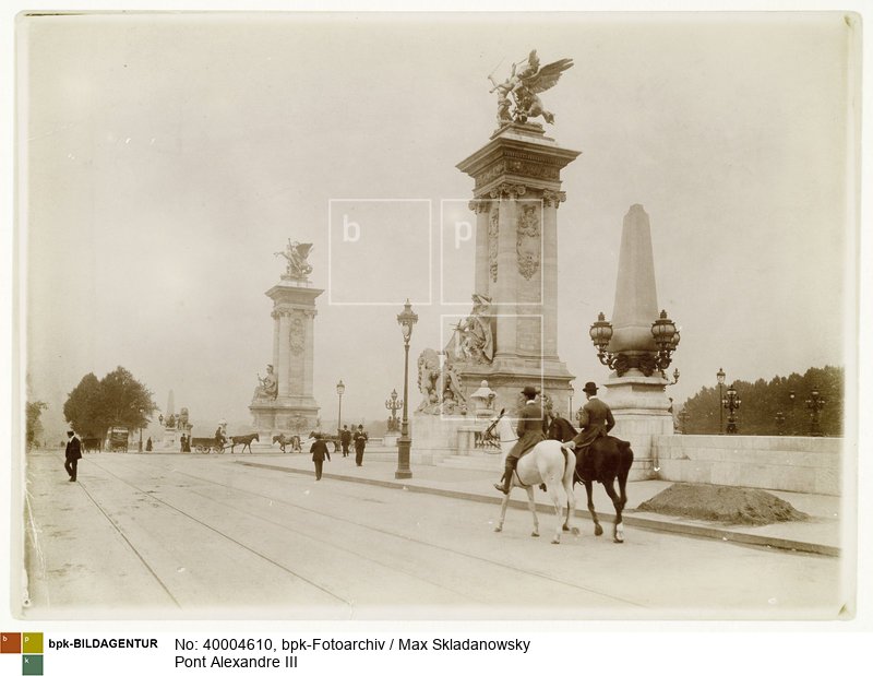 Aufnahmedatum: 1903<BR>Material/Technik: Foto / Albuminpapier<BR>Aufnahmeort: Paris<BR>