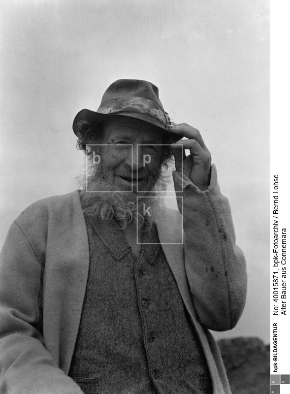 Aufnahmedatum: um 1938<BR>Material/Technik: Foto<BR>Aufnahmeort: Connemara (Irland)<BR>Inventar-Nr.: Lo E 184/25a<BR>