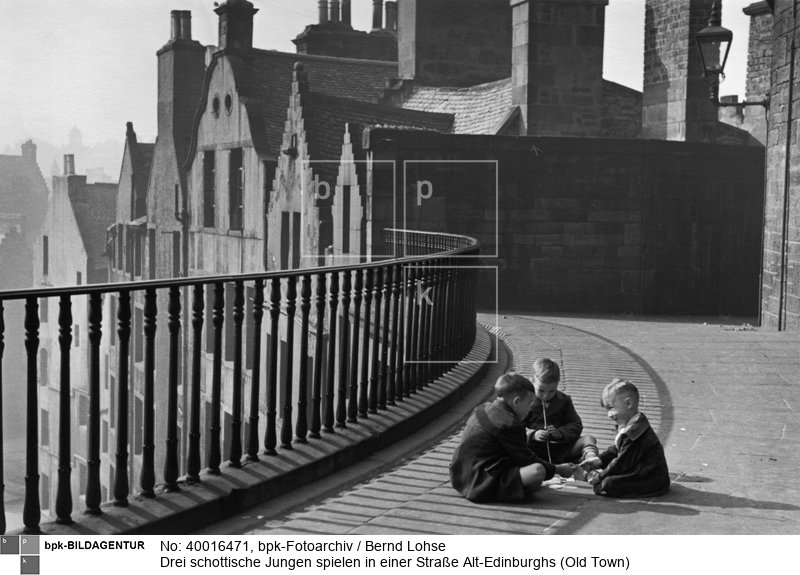 Aufnahmedatum: um 1936<BR>Material/Technik: Foto<BR>Aufnahmeort: Edinburgh<BR>Inventar-Nr.: Lo E 439/5<BR>