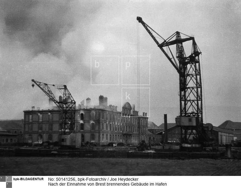 Fotograf: Joe Heydecker <BR> Aufnahmedatum: Mitte 1940 <BR> Aufnahmeort: Brest Frankreich