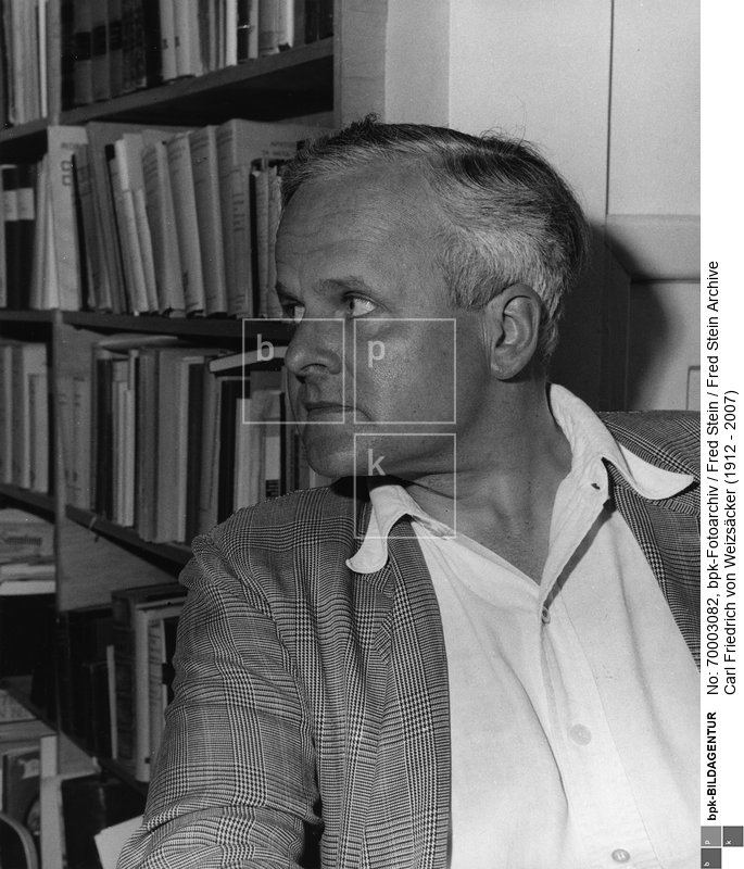 Deutscher Physiker und  Philosoph<BR>Aufnahmedatum: 1961<BR>Material/Technik: Foto<BR>