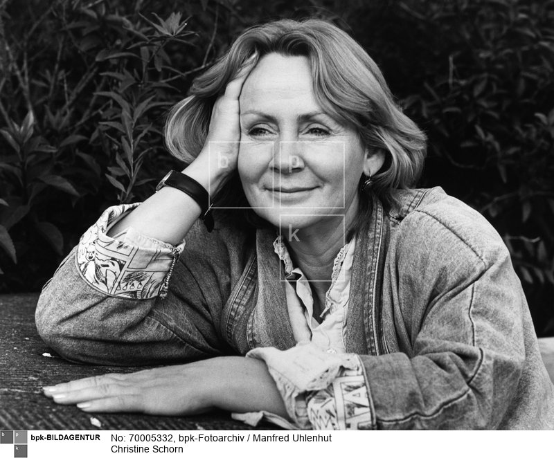 Deutsche Schauspielerin; Mitglied des Deutschen Theaters in Ost-Berlin <br> Aufnahmedatum: 1990