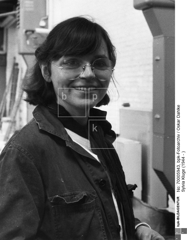 Deutsche Bildhauerin <br> Aufnahmedatum: 1986