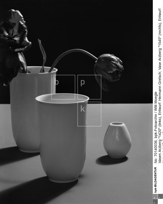 Hersteller: Porzellanfabrik Arzberg,
Arzberg OBF<BR>Aufnahmedatum: Mitte 1950er<BR>Material/Technik: Foto<BR>