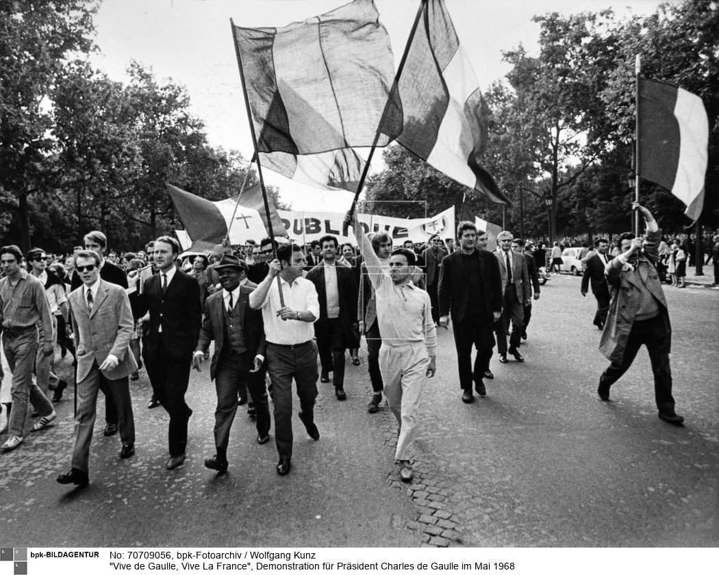 Aufnahmedatum: Mai 1968<BR>Material/Technik: Foto / Vintageprint<BR>Aufnahmeort: Paris<BR>
