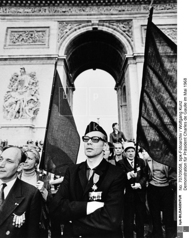 Aufnahmedatum: Mai 1968<BR>Material/Technik: Foto / Vintageprint<BR>Aufnahmeort: Paris<BR>