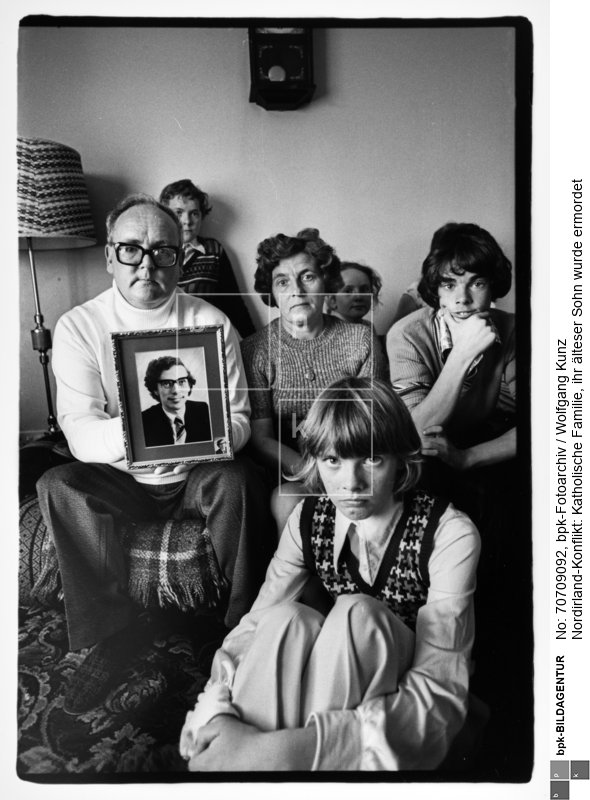 Aufnahmedatum: 1976<BR>Material/Technik: Foto / Vintageprint<BR>Aufnahmeort: Nordlirland<BR>