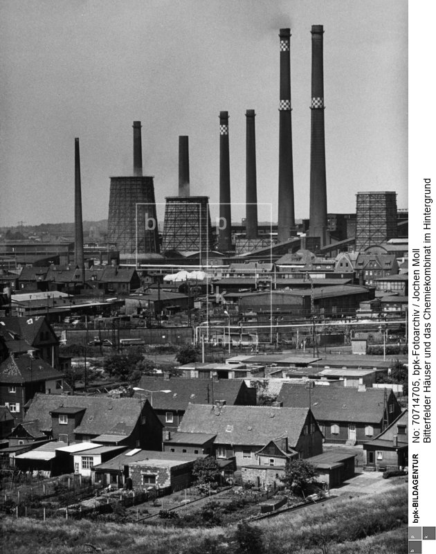 Serie: Bitterfelder Land<BR>Aufnahmedatum: 1979<BR>Material/Technik: Foto / Vintage Print<BR>Aufnahmeort: Bitterfeld, Anhalt<BR>