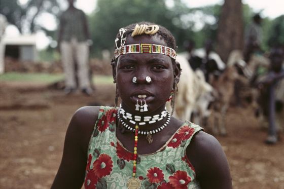 Junge Frau aus Wau im Südsudan