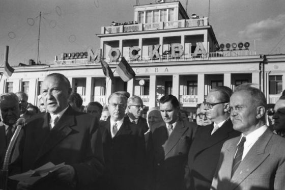 Staatsbesuch von Bundeskanzler Adenauer in Moskau vom 8.-14.September 1955.