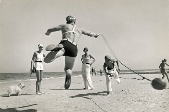 Strandspiel im Nordseebad Wangerooge