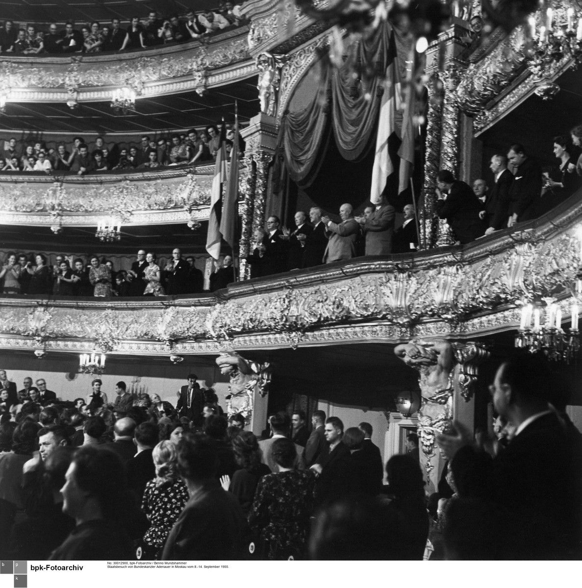 Staatsbesuch von Bundeskanzler Adenauer in Moskau vom 8.-14. September 1955.
